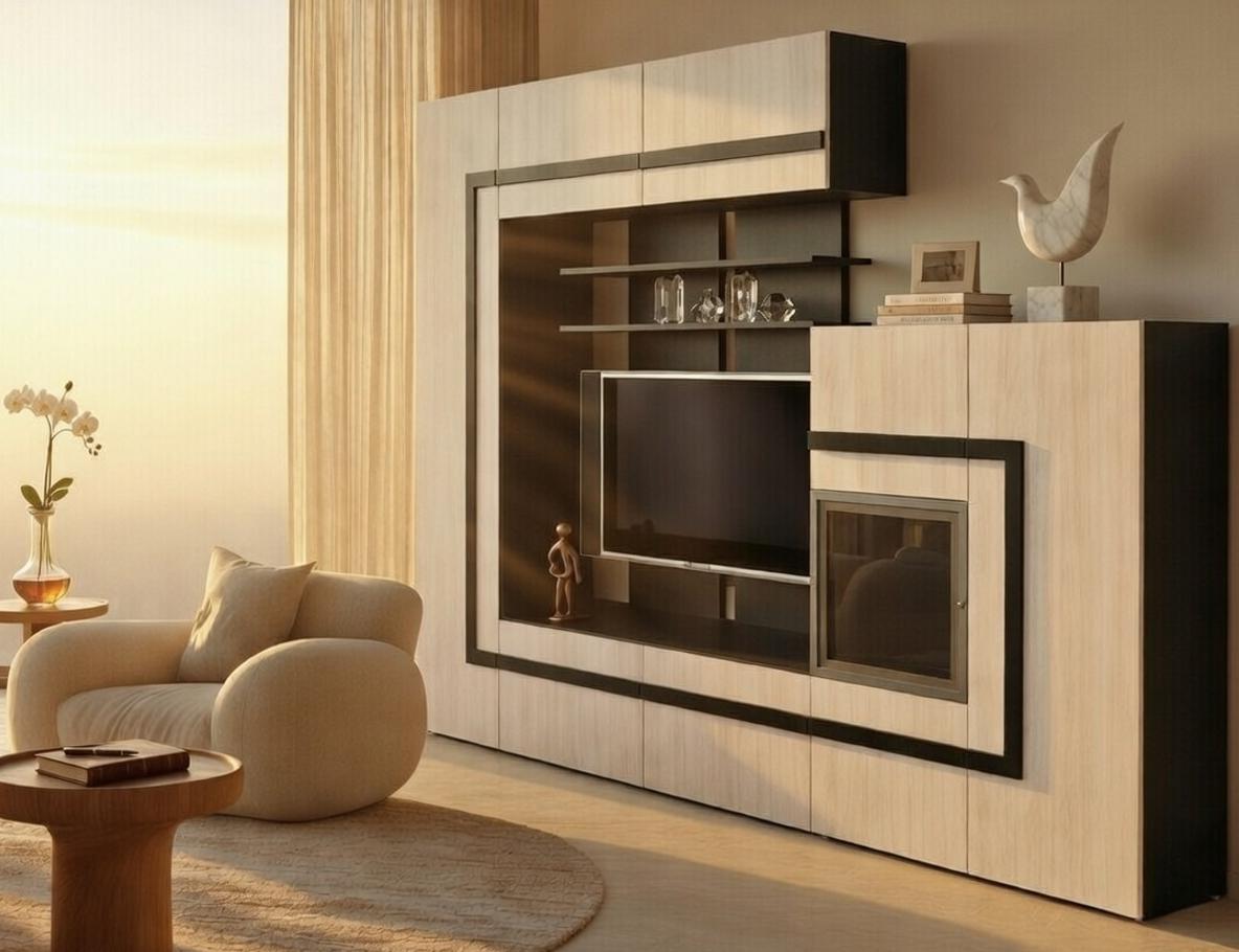 Гостиная Мастер Форм Сафо 2540х380х2000 мм Венге магия/Дуб молочный (21445)