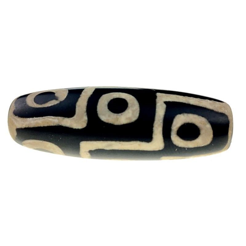 Бусина Дзи девять глаз 3 см Черный (C0975)