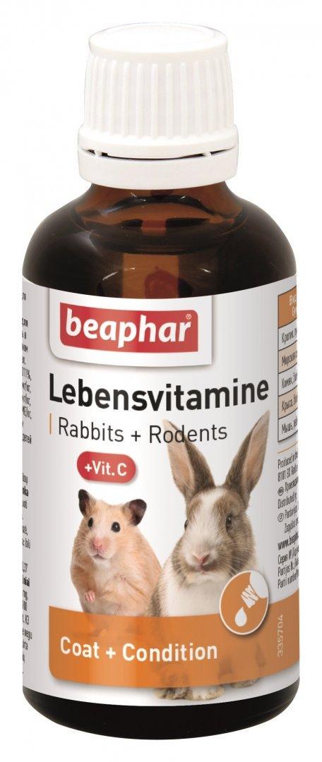 Мультивітамінна добавка Lebensvitamine Beaphar для декоративних гризунів 50 мл (1340788831) - фото 1