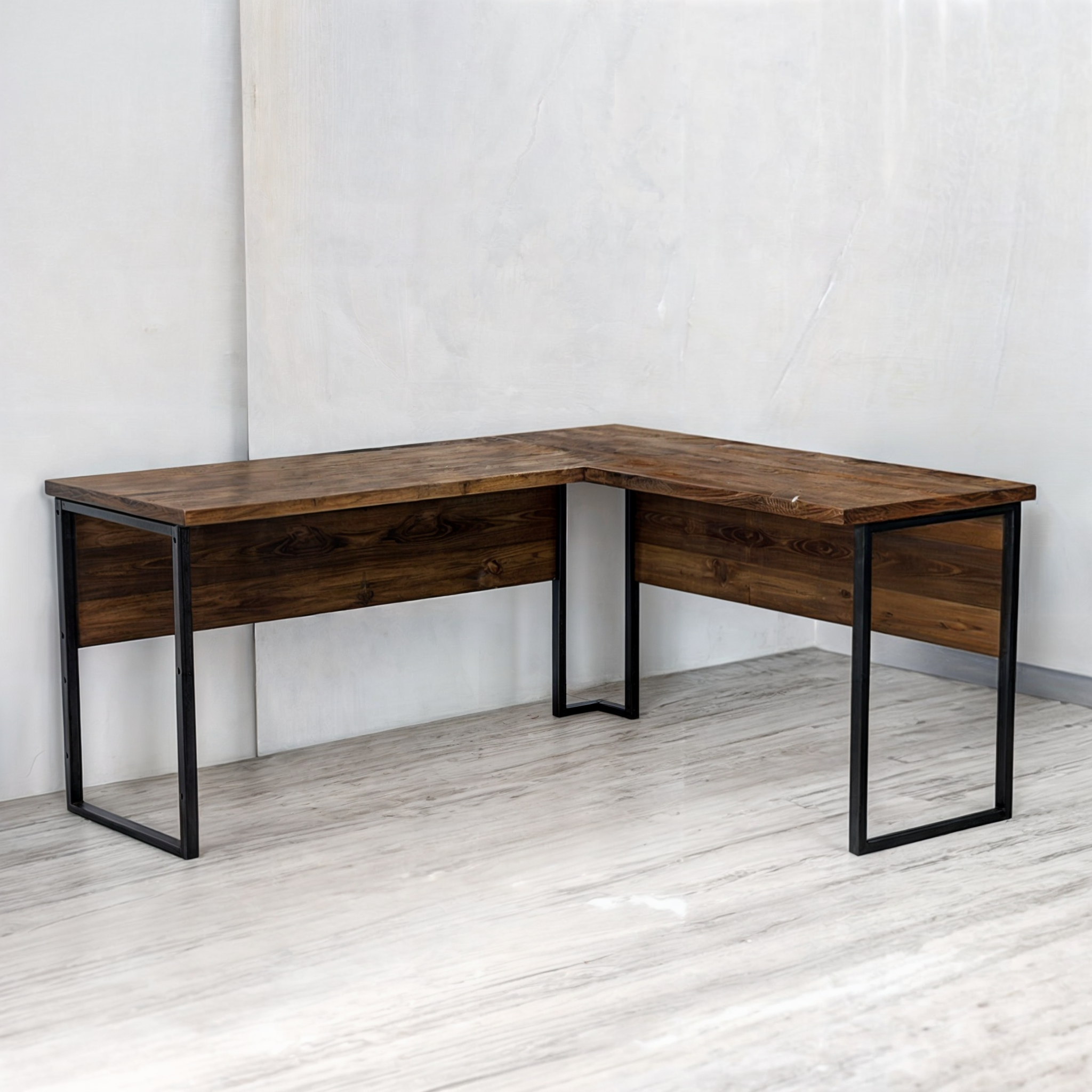 Стол угловой офисный Tobi Sho LOFT Volcano СУЛВ/1-1 столешница 18 мм 1600х1400х750 Фаервуд