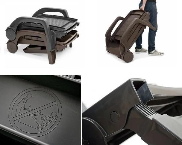 Шезлонг пластиковий Bica Miami 190х70х46 см Графітовий - фото 8 Шезлонг пластиковий Bica Miami 190х70х46 см Графітовий - фото 8