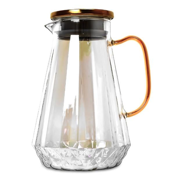 Графин стеклянный Stenson с крышкой 1,8 л (AN013605)