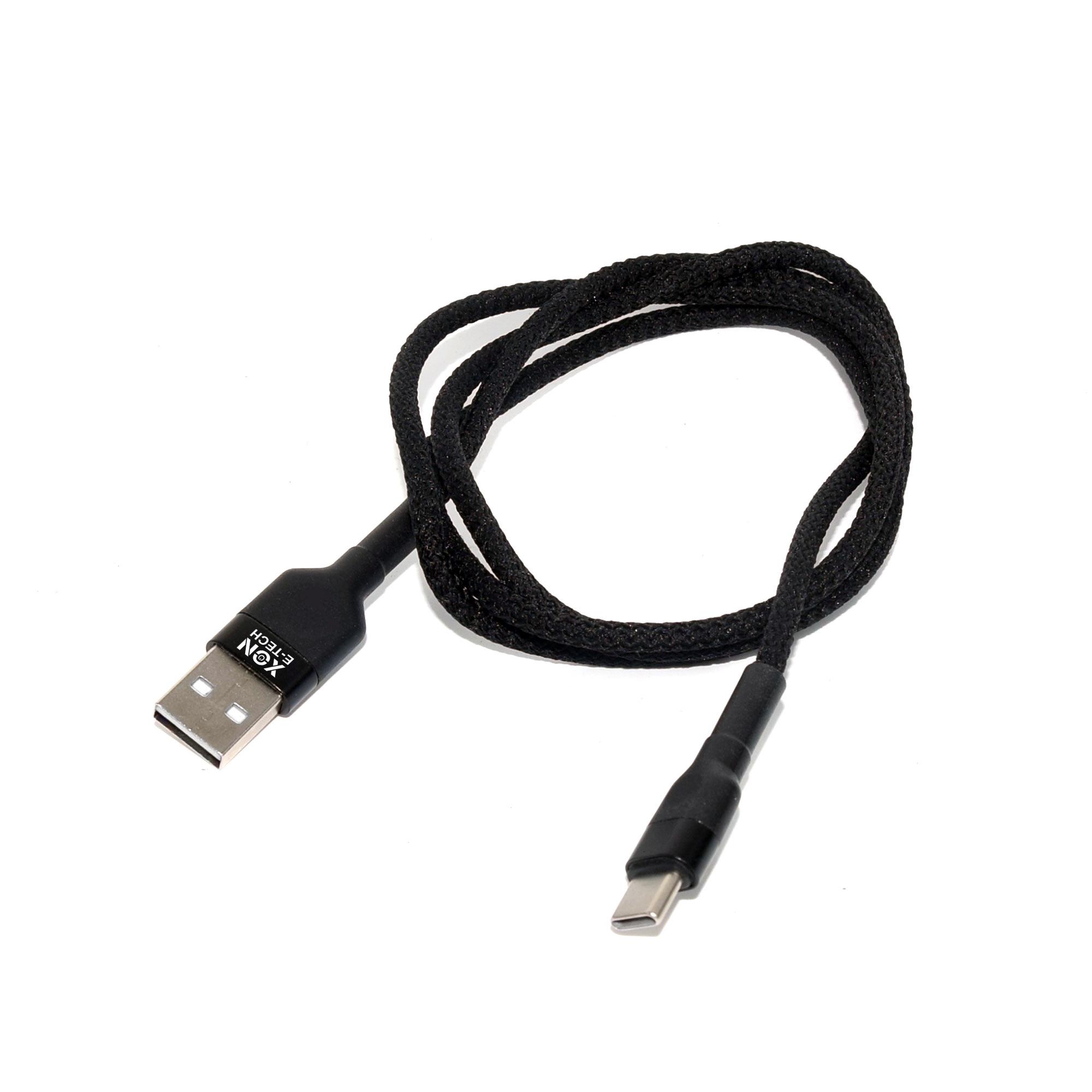 Кабель XON SmartCable UniLink Type-A - Type-C PD 3A 2 м Чорний (SC302C3A2B 623) - фото 4