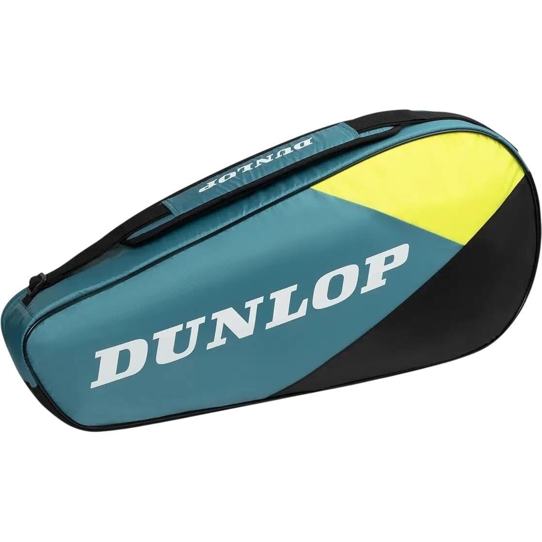 Сумка для тенниса Dunlop SX CLUB 3 Бирюзово-желто-черный (10364028) Сумка для тенниса Dunlop SX CLUB 3 Бирюзово-желто-черный (10364028)