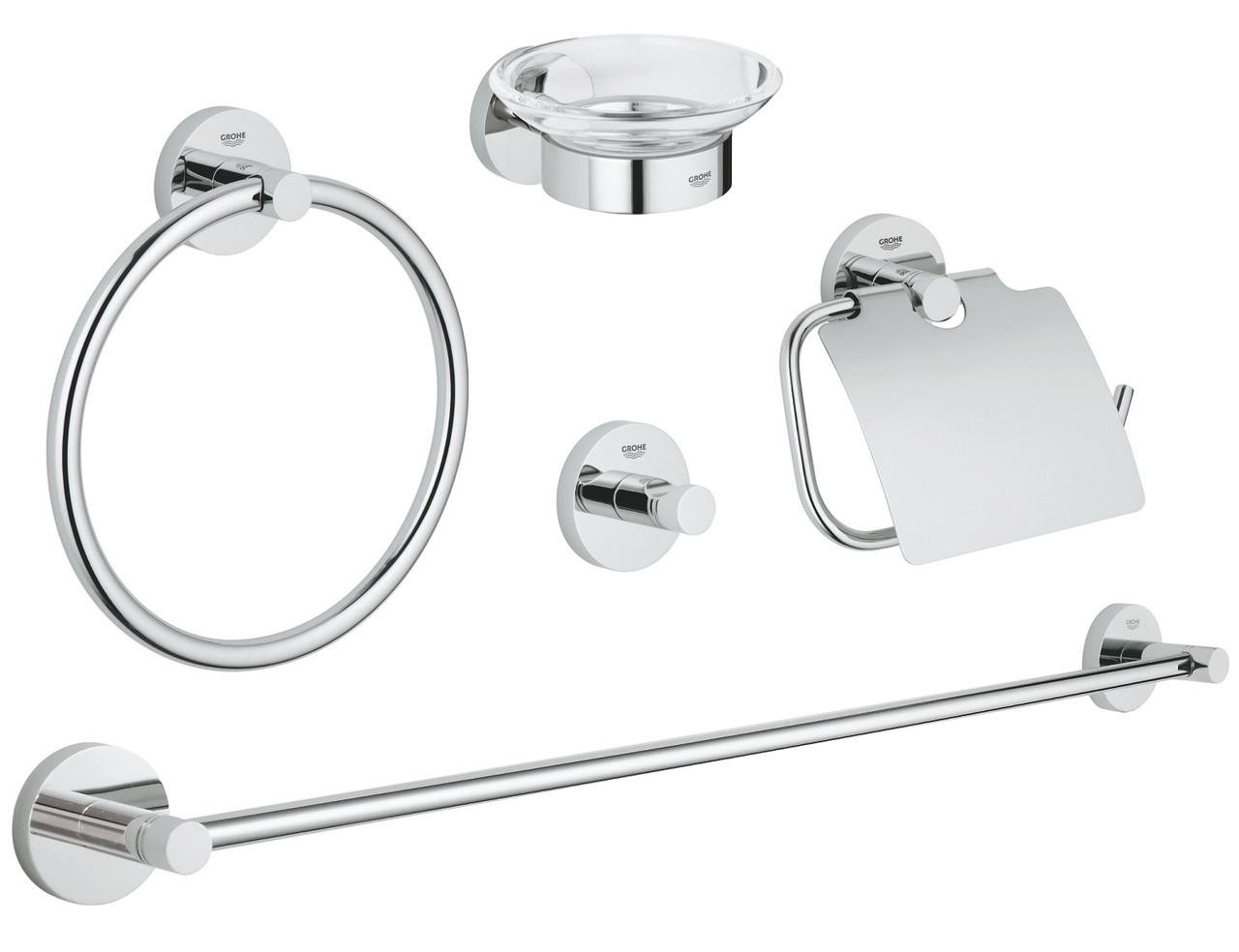 Набор аксессуаров 5в1 Grohe Essentials New (40344001)