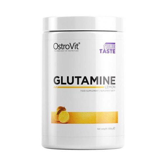 Глютамін для спорту OstroVit Glutamine 500 г 100 порцій Lemon