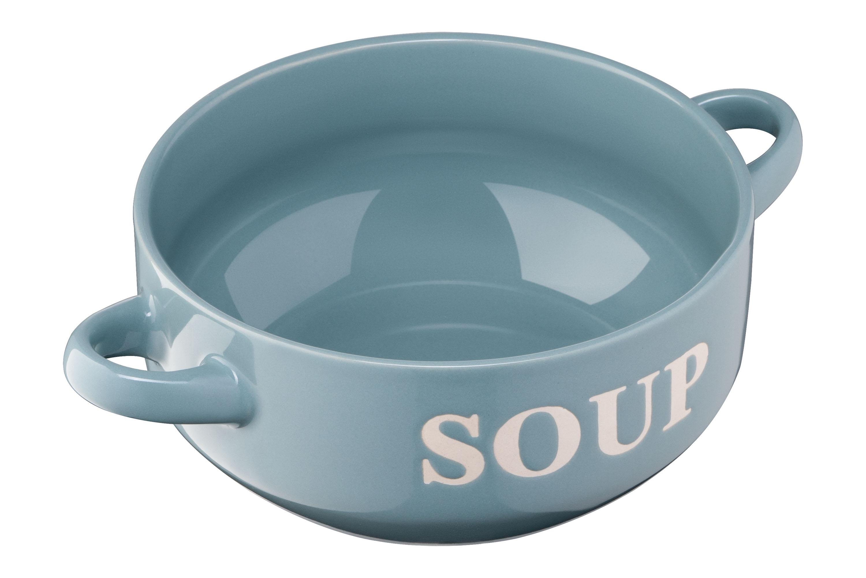 Бульйонниця Ardesto Alcor керамічна 550 мл Блакитний (572549) - фото 5