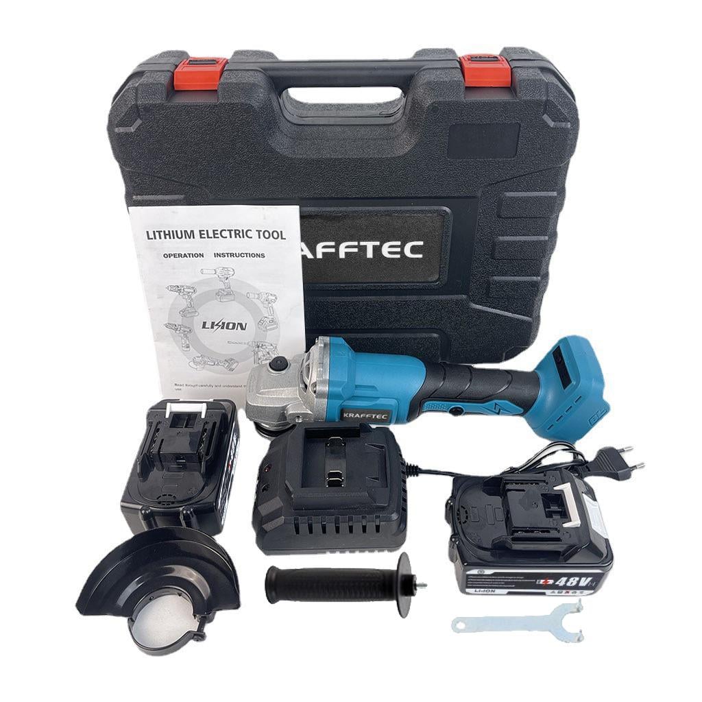 Болгарка мини аккумуляторная Krafftec бесщеточная 21 В (AKUBOL-1375)