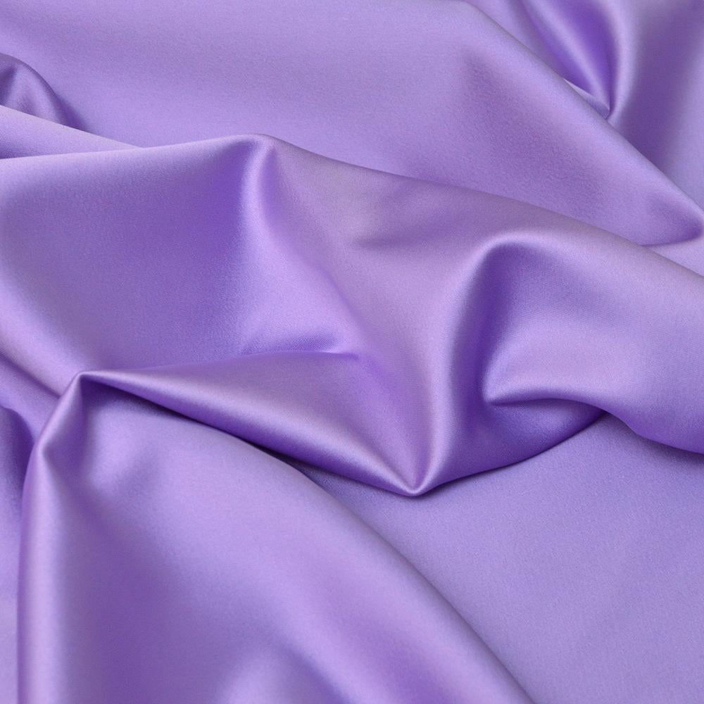 Ткань костюмная атласная Scarlett V-50 Темно-сиреневый (10037)