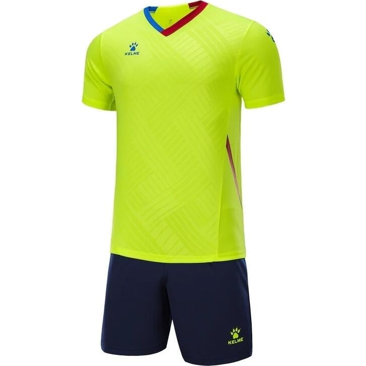 Комплект футбольної форми Kelme NAVARRO S Салатово-темно-синій (8251ZB1005.9904)