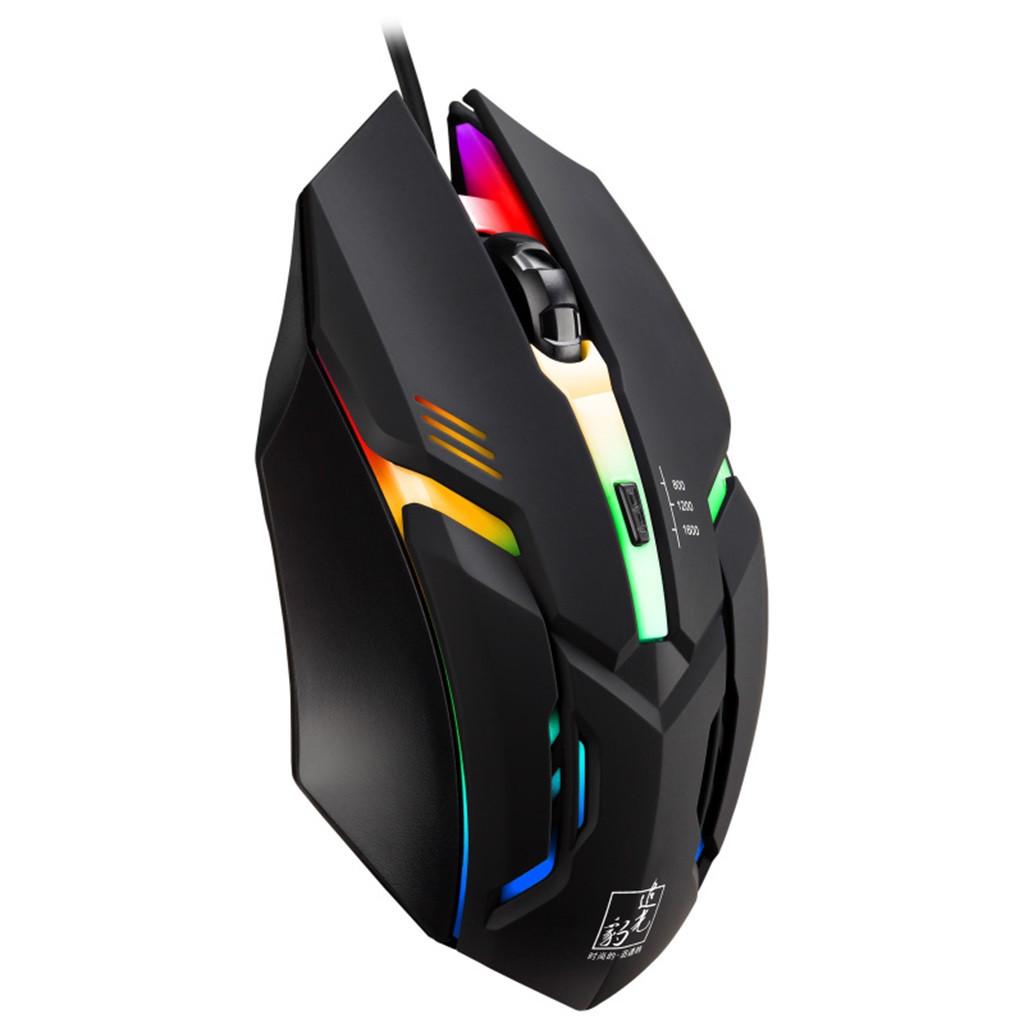 Мышь Carprie K2 USB 1600 dpi RGB-подсветка 4 кнопки Black (102616)