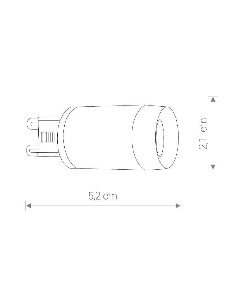 Лампа светодиодная Nowodvorski 8447 Bulb G9 1x3W 4000K 310 Lm Wh (10398979) - фото 2