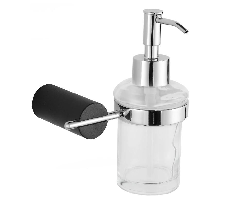 Дозатор для жидкого мыла Mexen ARON 180 мл Black/Chrome (2810372924)