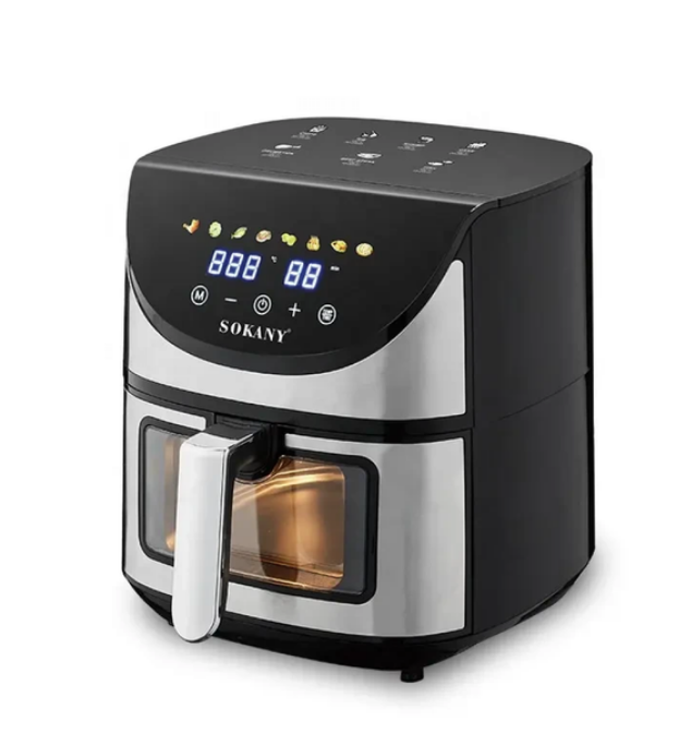 Аэрофритюрница Sokany SK-10031 1700 Вт 7 л Черный