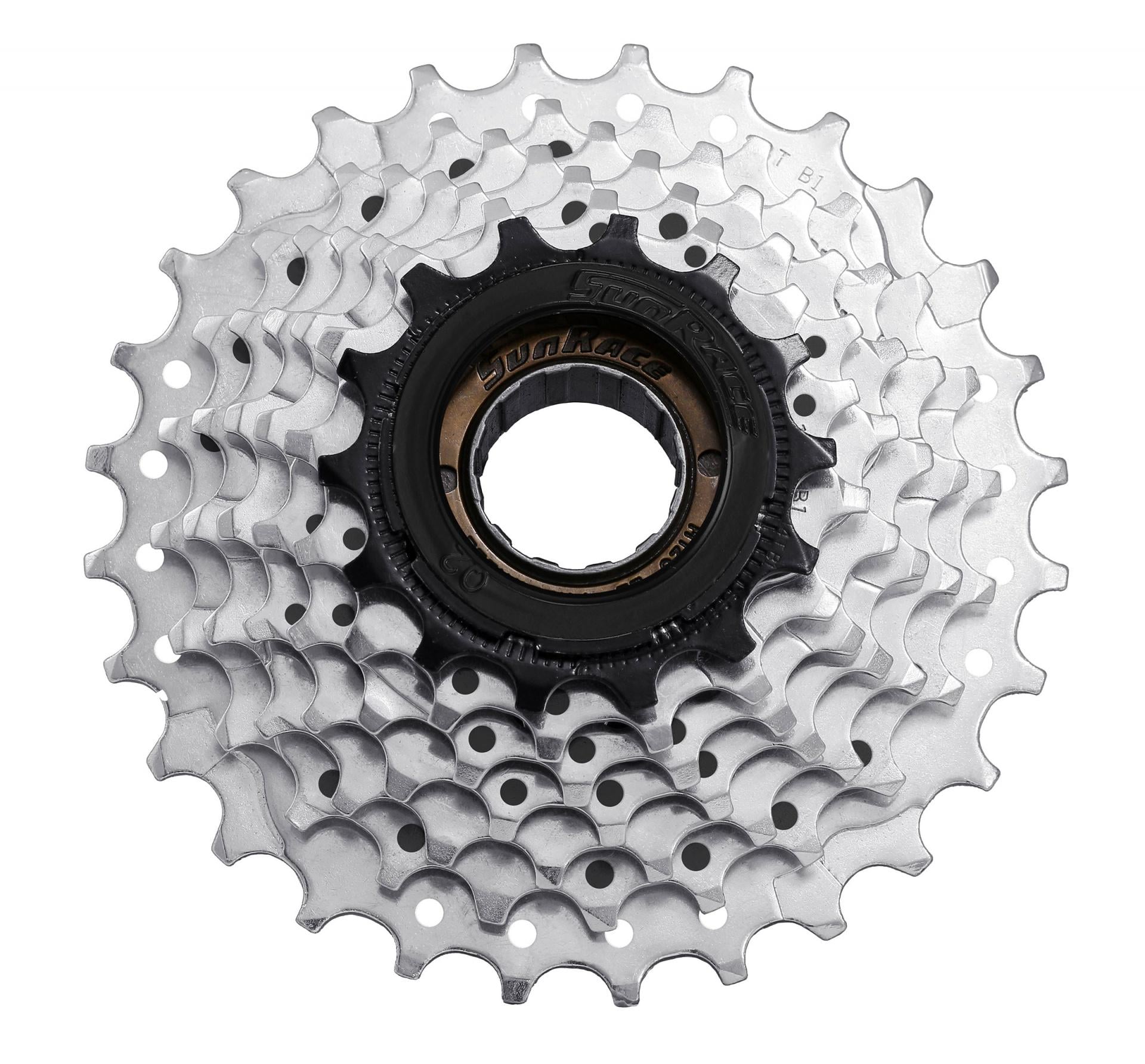 Трещотка SUN RACE M2A 7-k 14-28T Zinc/Black