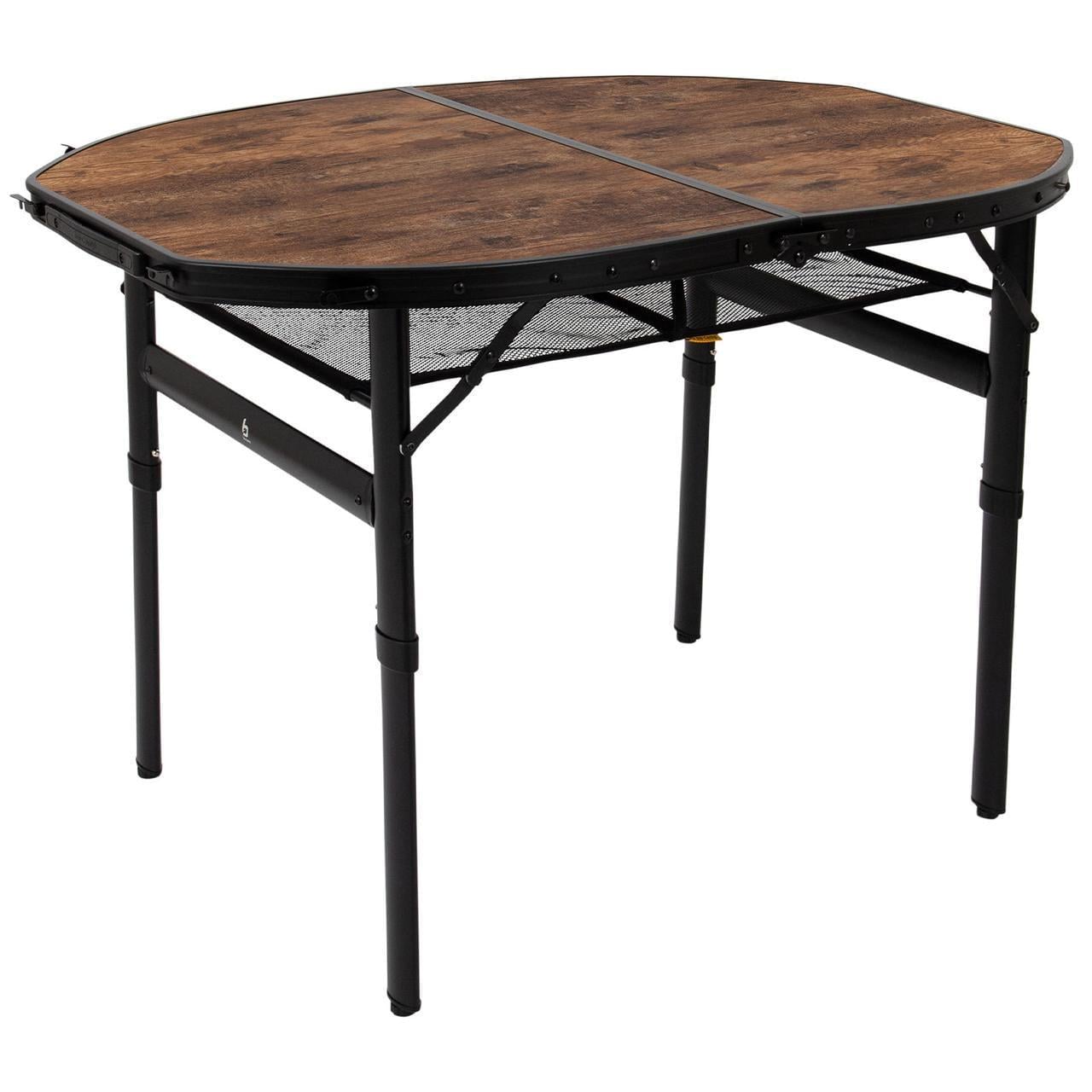 Стол Bo-Camp Woodbine Oval 100x70 см Black/Wood look (1404185) Стол Bo-Camp Woodbine Oval 100x70 см Black/Wood look (1404185)