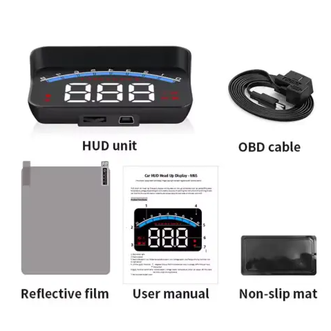 Проекция на лобовое стекло obd2 Hud дисплей скорости в машину спидометр (M8) - фото 8 Проекция на лобовое стекло obd2 Hud дисплей скорости в машину спидометр (M8) - фото 8