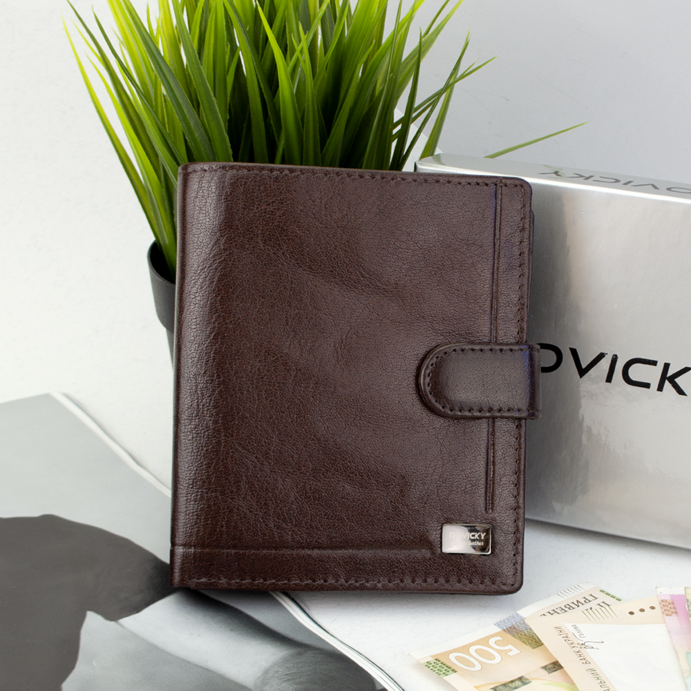 Портмоне мужское кожаное Rovicky PC-106L Brown