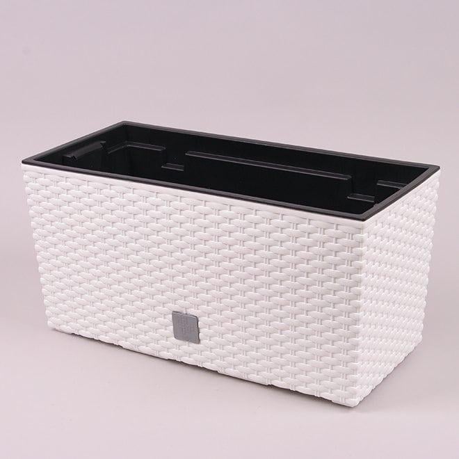 Горшок цветочный Prosperplast Rato Case 40 см Белый (DRC400-S449)