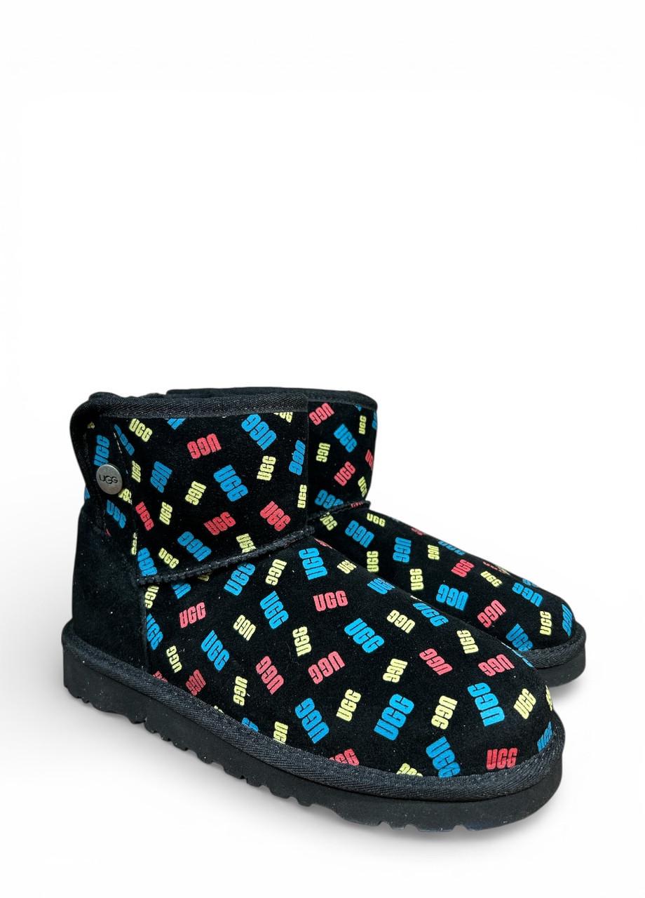 Угги женские UGG Jona Confetti Logo s/n 1153635K р. 36/US 4 22,5 см Черный (2863146162)