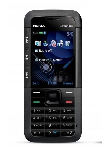 Кнопковий телефон Nokia 5310 Xpress Music Black