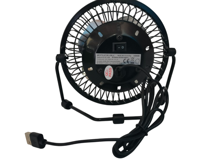 Вентилятор настольный Volteno VO0659 USB 2,5 Вт Черный (VO0659) - фото 6 Вентилятор настольный Volteno VO0659 USB 2,5 Вт Черный (VO0659) - фото 6