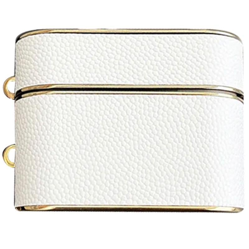 Футляр шкіряний Epik Suitcase для навушників AirPods 3 White (00000068146_5)