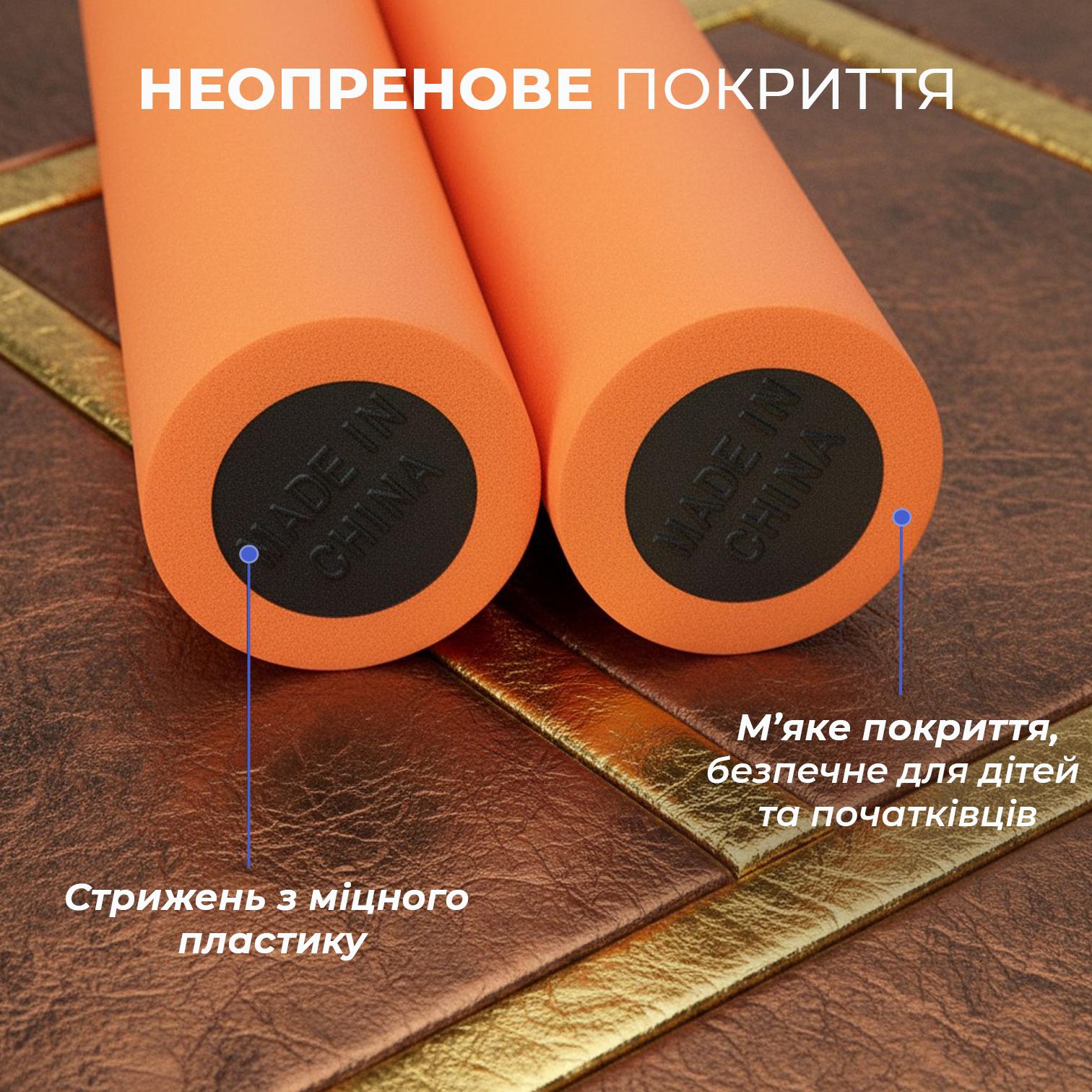 Нунчаки тренировочные Univerza Брюс Ли с цепью неопреновым покрытием для начинающих Черный - фото 5 Нунчаки тренировочные Univerza Брюс Ли с цепью неопреновым покрытием для начинающих Черный - фото 5