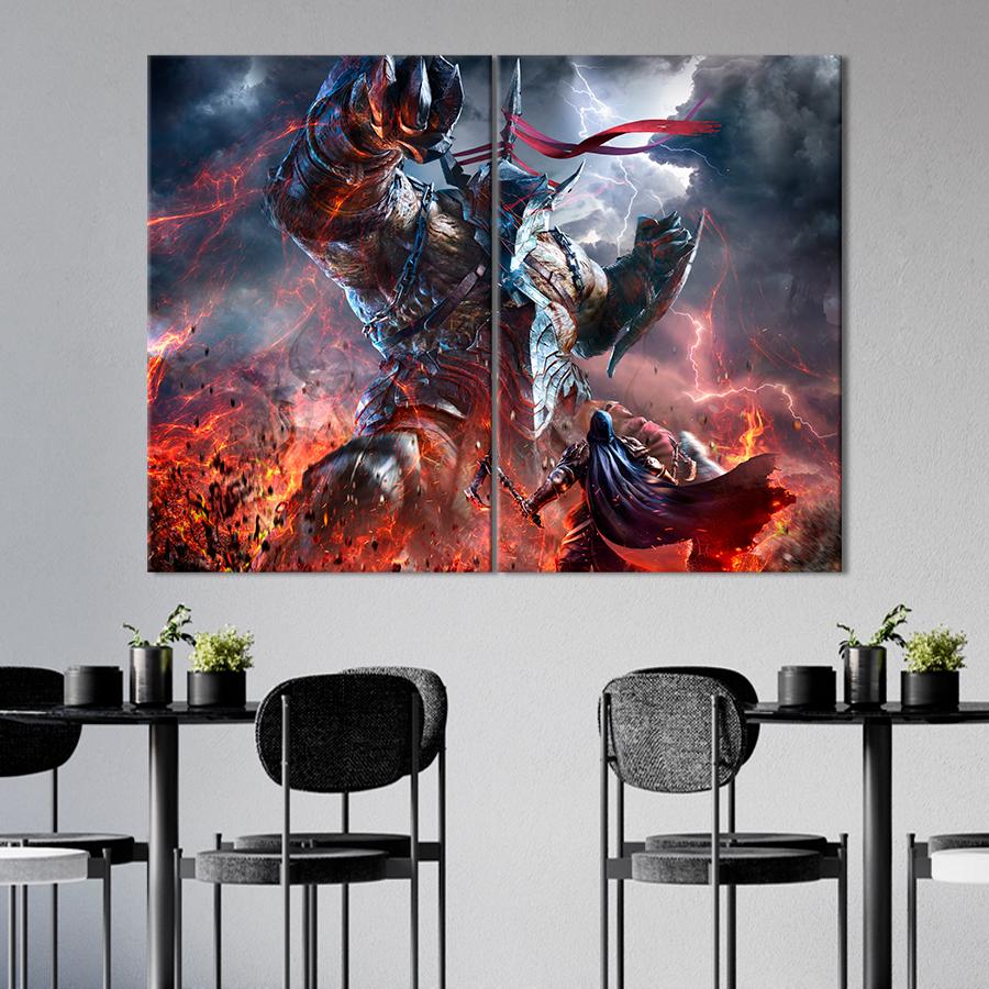 Настенний декор Компьютерная игра Lords of the Fallen 71x51 см (A143-2) - фото 1