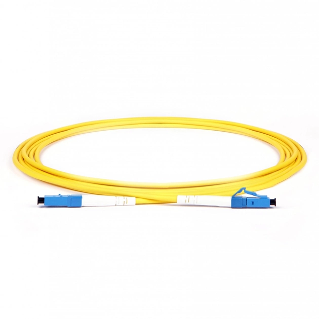 Патч-корд оптический Simplex NanoConnect LC/UPC-LC/UPC LSZH Singlemode G.652.D SM 3 мм 2 м Желтый (10601) - фото 1 Патч-корд оптический Simplex NanoConnect LC/UPC-LC/UPC LSZH Singlemode G.652.D SM 3 мм 2 м Желтый (10601) - фото 1
