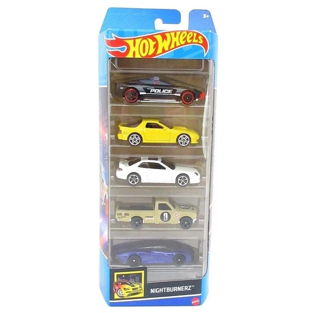Подарочный набор автомобилей Hot Wheels Nightburnerz (1806-HFV93)