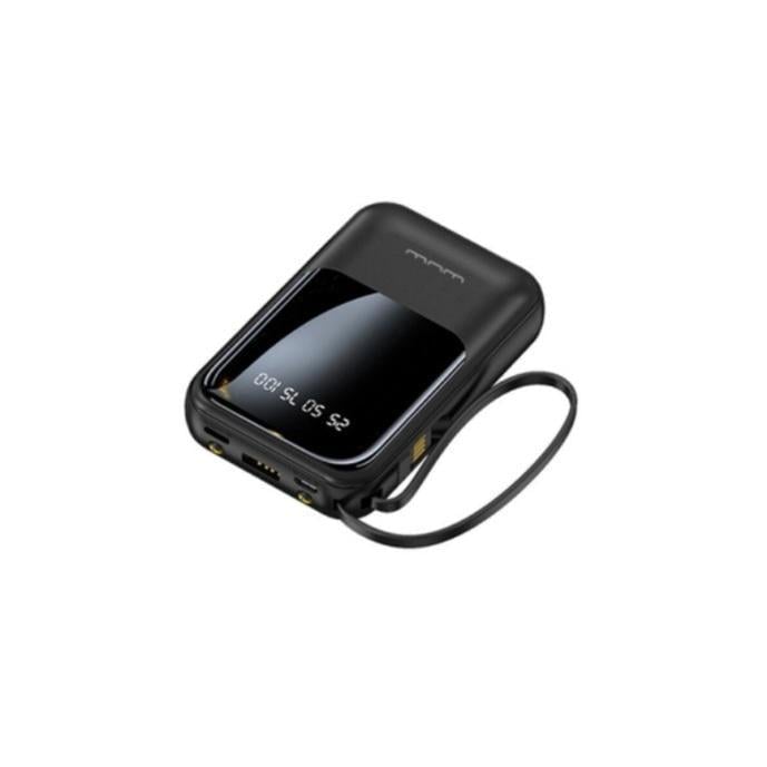 Повербанк УМБ со встроенными кабелями Wuw Y135 10000 mAh QC3.0 Li-ion Black (Y135)