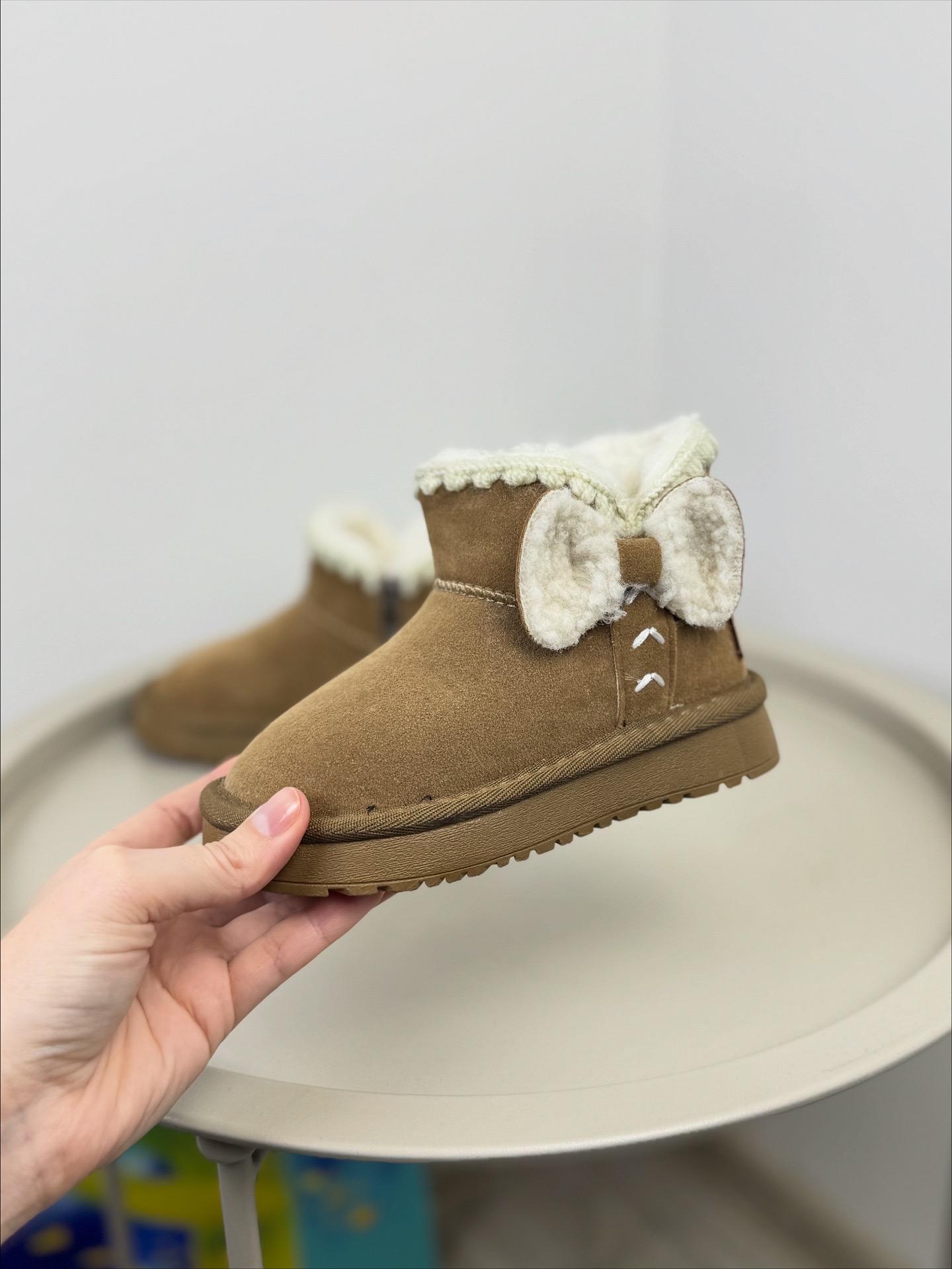 Ботинки детские зимние 1641 р. 26 Бежевый (30410786) - фото 4 Ботинки детские зимние 1641 р. 26 Бежевый (30410786) - фото 4