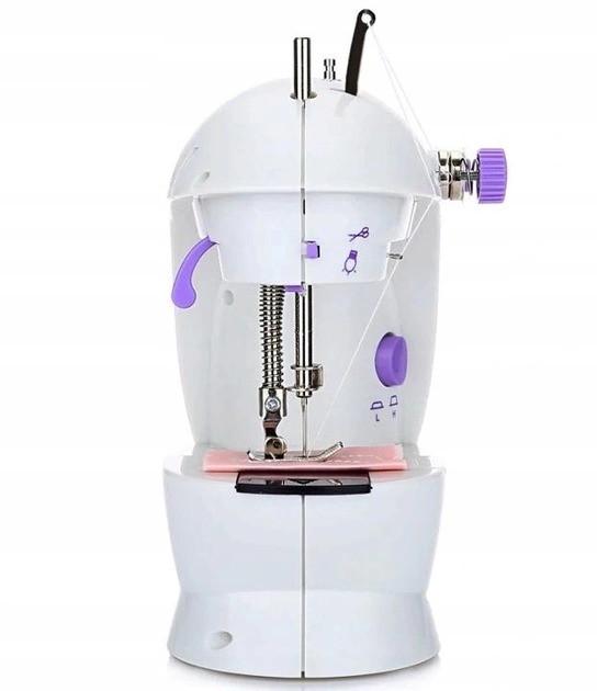 Швейна машинка Mini Sewing SM202A з педаллю та дошкою портативна від мережі/батарейок 4x AA (2134437025) - фото 5