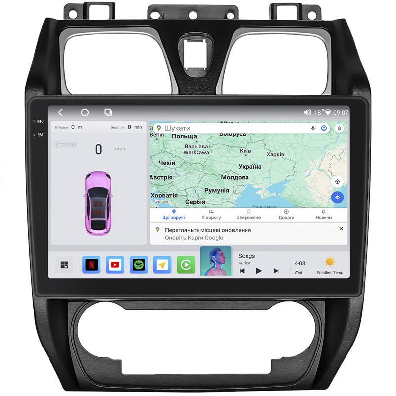 Автомагнитола штатная Lesko для Geely Emgrand EC7 2009-2016 10" 4/64 QLED CarPlay 4G Wi-Fi GPS 360 Prime