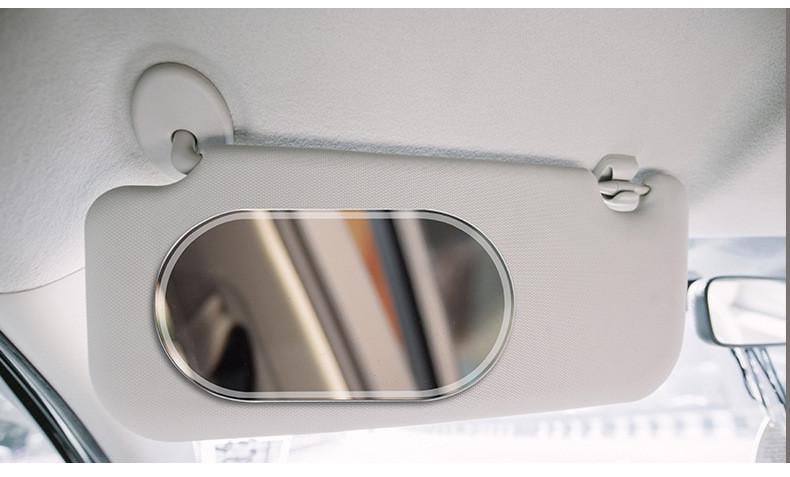 Зеркало в салон автомобиля AIWA на солнцезащитный козырек (04211)