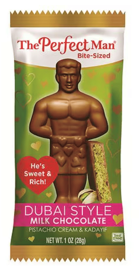 Шоколадна фігурка The Perfect Man Bite-Sized Dubai Style Milk Chocolate 28 г (2901272564)