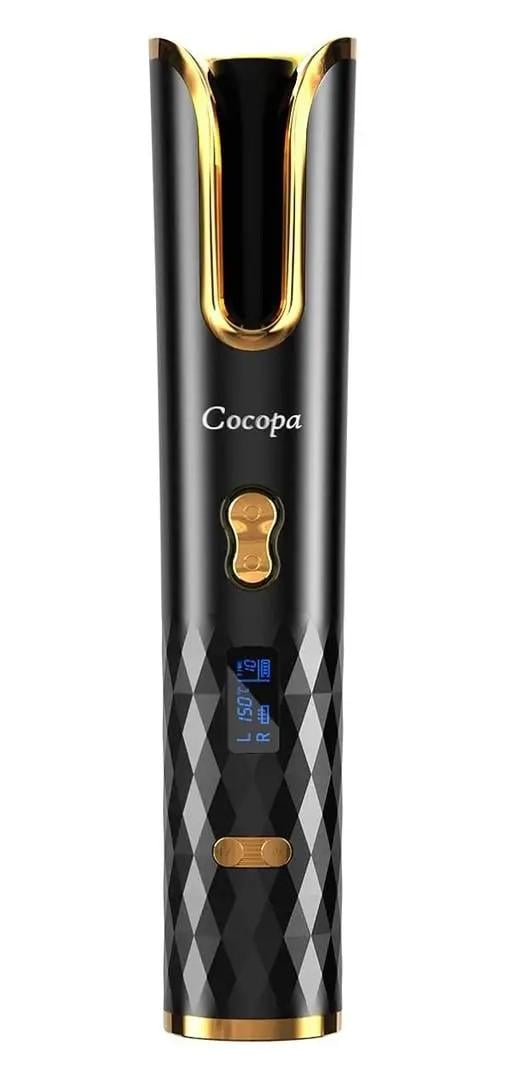 Щипці для завивки волосся Cocopa бездротові Чорний (X001IOG44L)