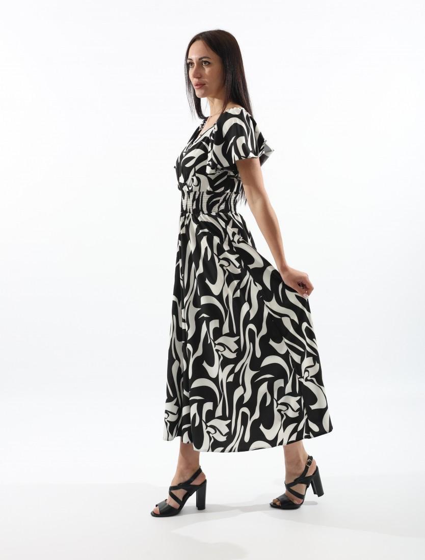 Платье женское СТИЛЬ-В р. 46 Черный (280700-46) - фото 2 Платье женское СТИЛЬ-В р. 46 Черный (280700-46) - фото 2