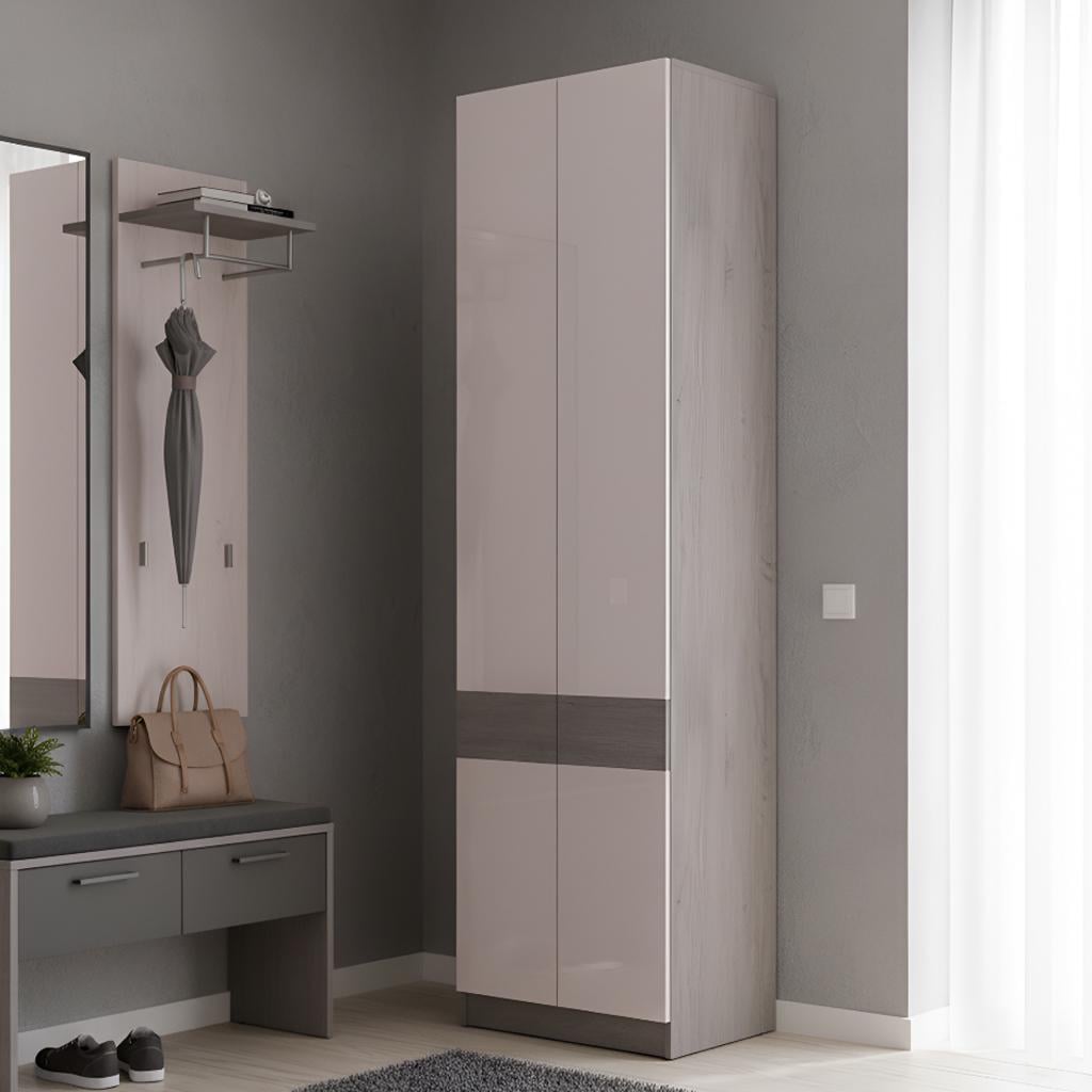 Шафа для одягу Doros Сола ДСП 60х40х215 см Канноло/Кашемір (DRS-011896)