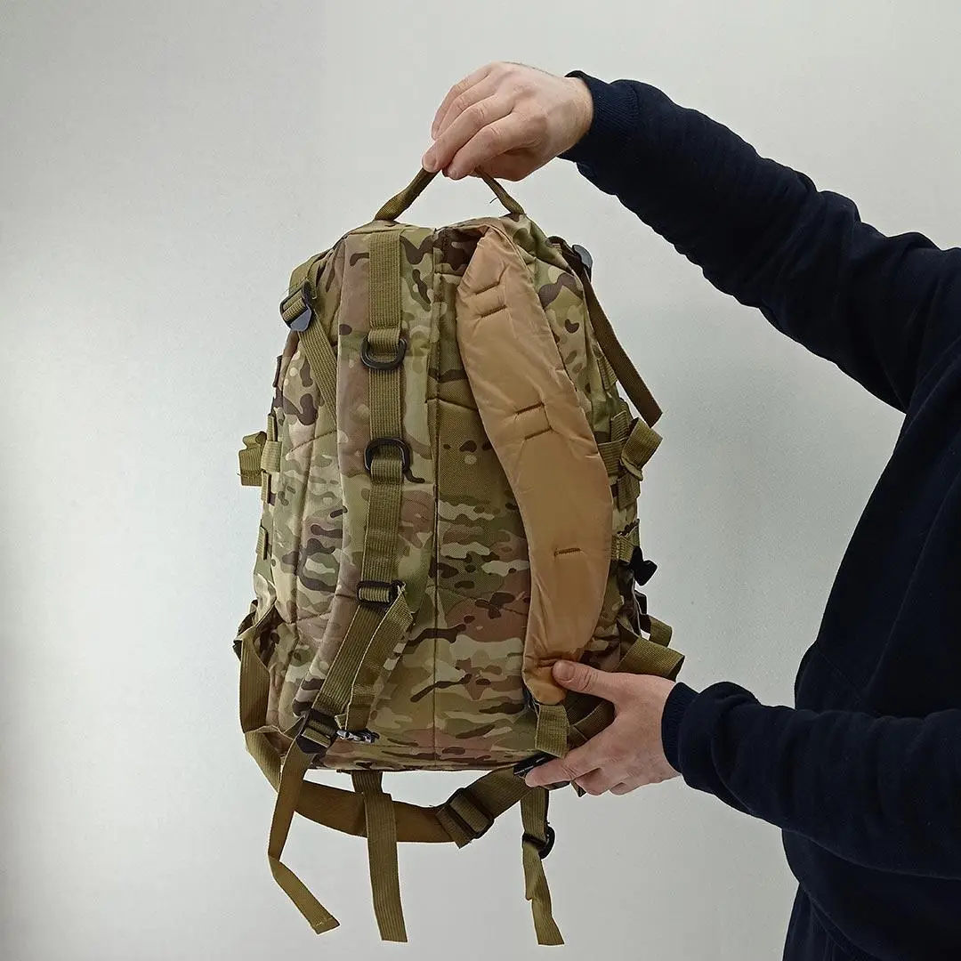 Рюкзак тактический Tactical Raid походный 40 л Multicam (601-multicam) - фото 3 Рюкзак тактический Tactical Raid походный 40 л Multicam (601-multicam) - фото 3