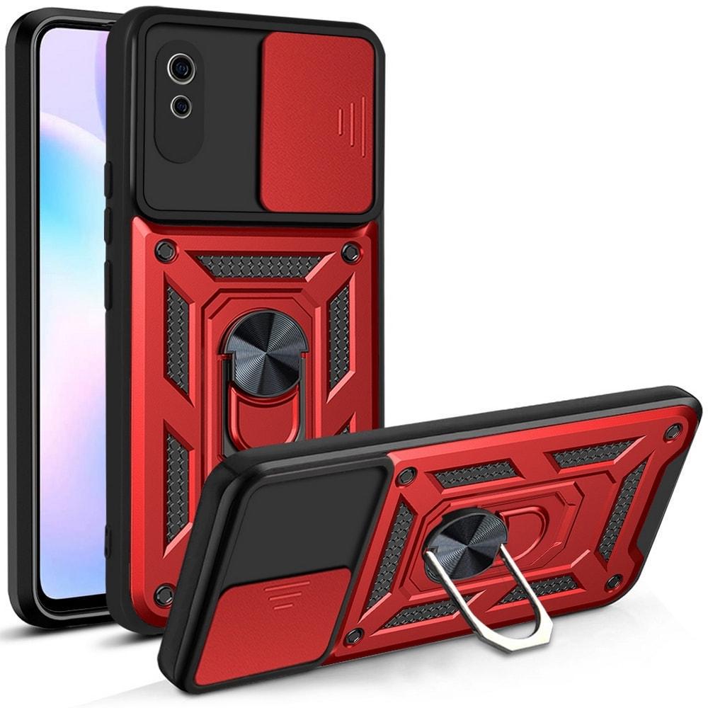 Чехол с защитой камеры 3DGuard Xiaomi Redmi 9A Red (32492-2D)