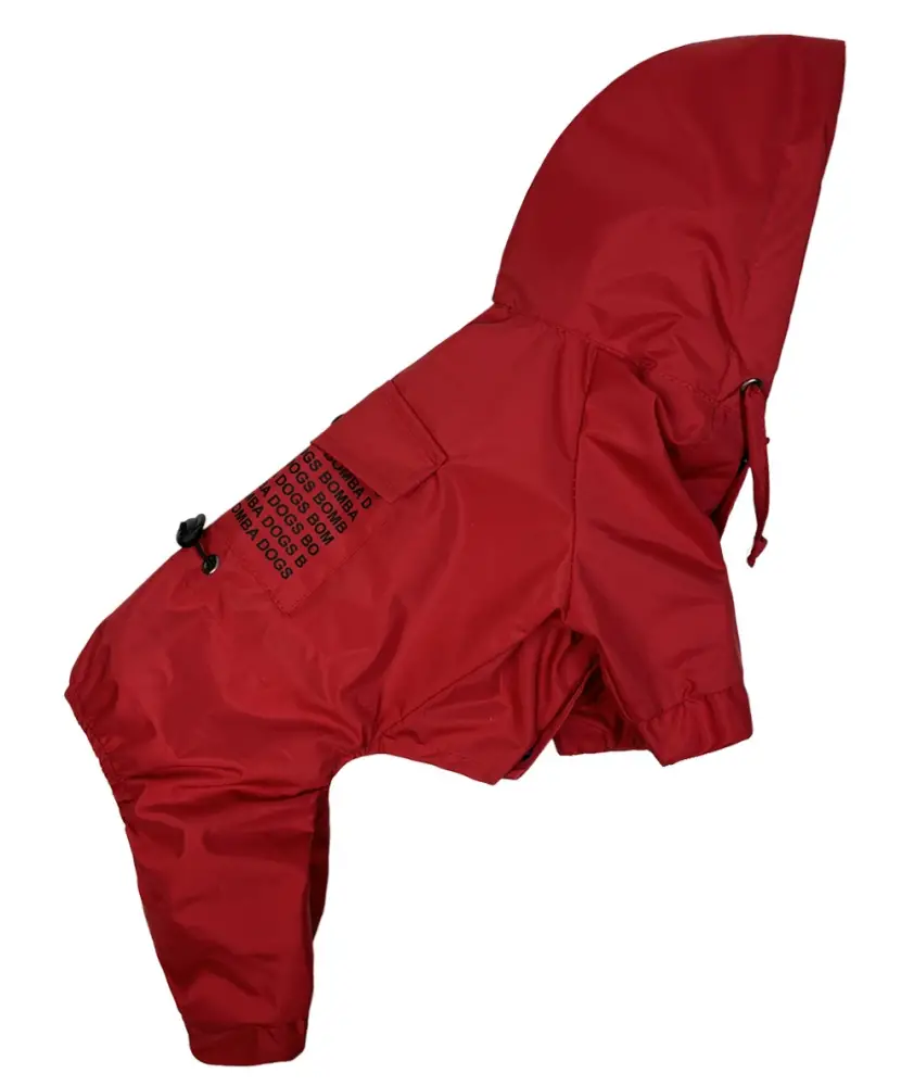 Дождевик Dogs Bomba р. 3 Красный