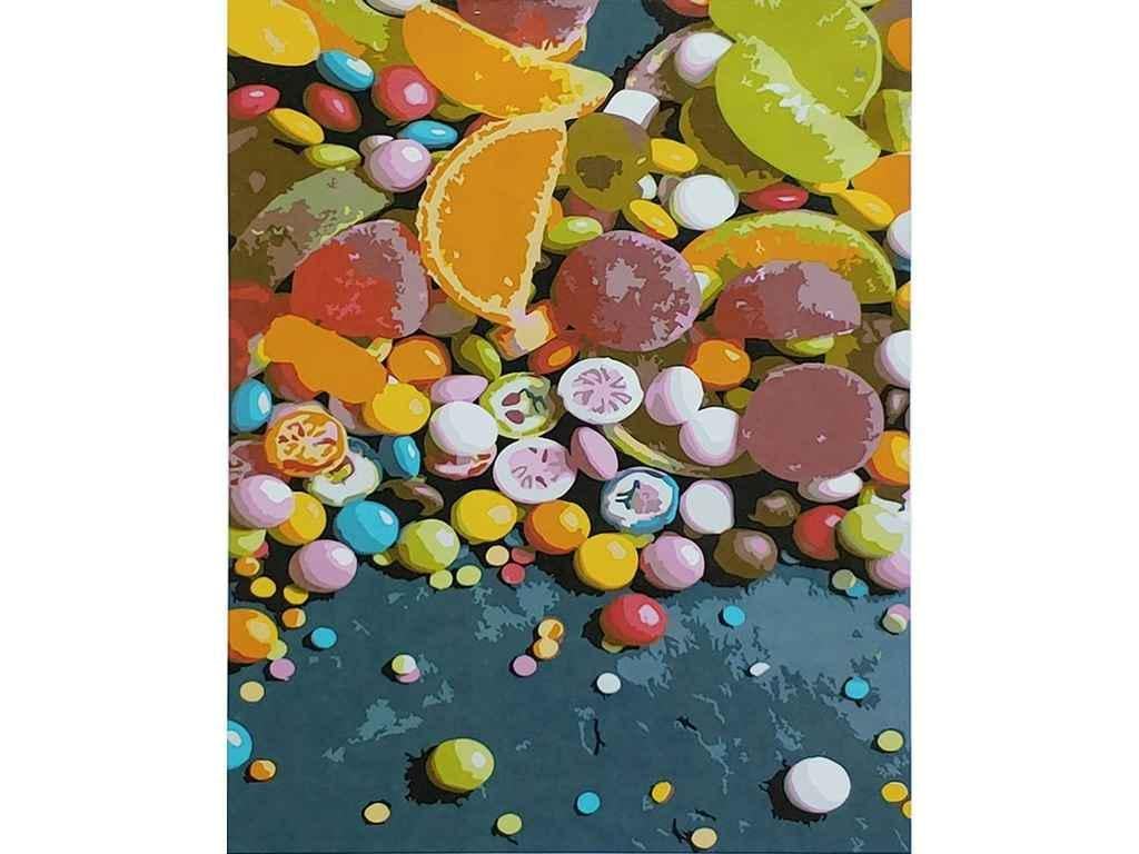 Картина по номерам Strateg Любимые леденцы 40х50 см (SY6848)