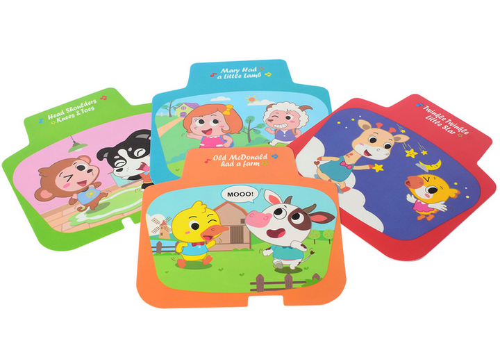 Дитяче караоке 3138/12/2 підсвічування/4 музичні картки/мікрофон (25604938) - фото 8