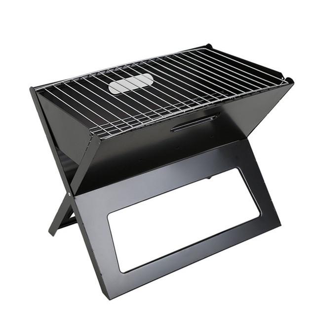 Мангал барбекю зі сталі MD BBQ A-PLUS з решіткою 48х30х40 см (11198408)