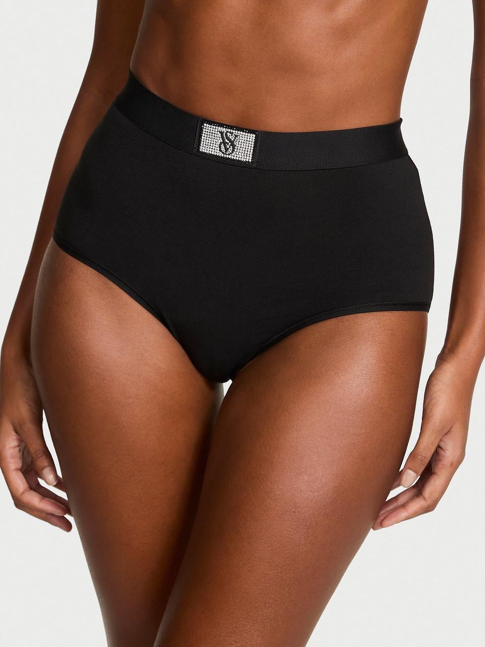 Трусики женские Victoria's Secret Logo Cotton Shine Patch Modern Brief XS Черный (2859086593) Трусики женские Victoria's Secret Logo Cotton Shine Patch Modern Brief XS Черный (2859086593)