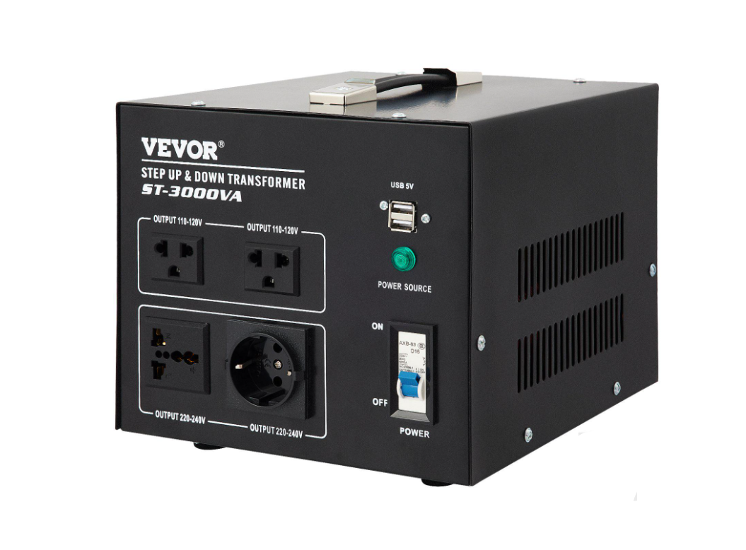 Перетворювач напруги Vevor 3000 W/110 В/220 В (ST-3000VA)