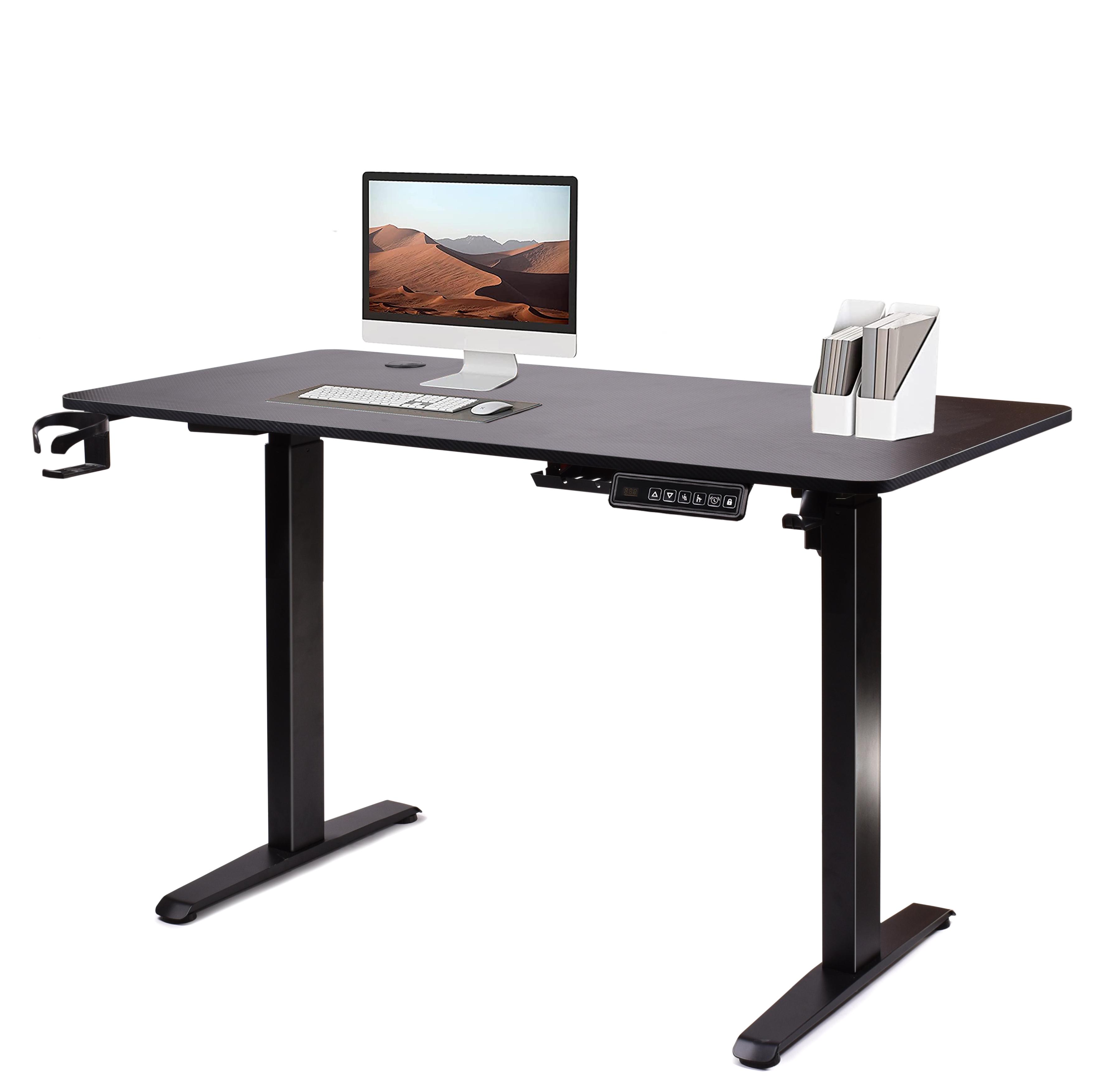 Комп'ютерний стіл з регульованою висотою FlexiDesk 120х60 см Black (27991)