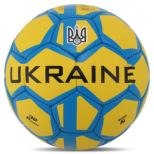Мяч футбольный Ballonstar UKRAINE FB-9536 №5 PU Гриппи сшит вручную Желто-синий (31773539) Мяч футбольный Ballonstar UKRAINE FB-9536 №5 PU Гриппи сшит вручную Желто-синий (31773539)